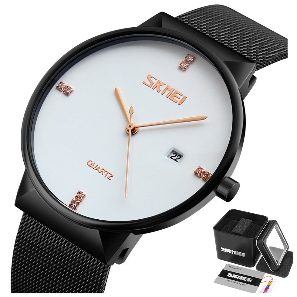 Image of Zegarek damski SKMEI 9164 bransoleta MESH white