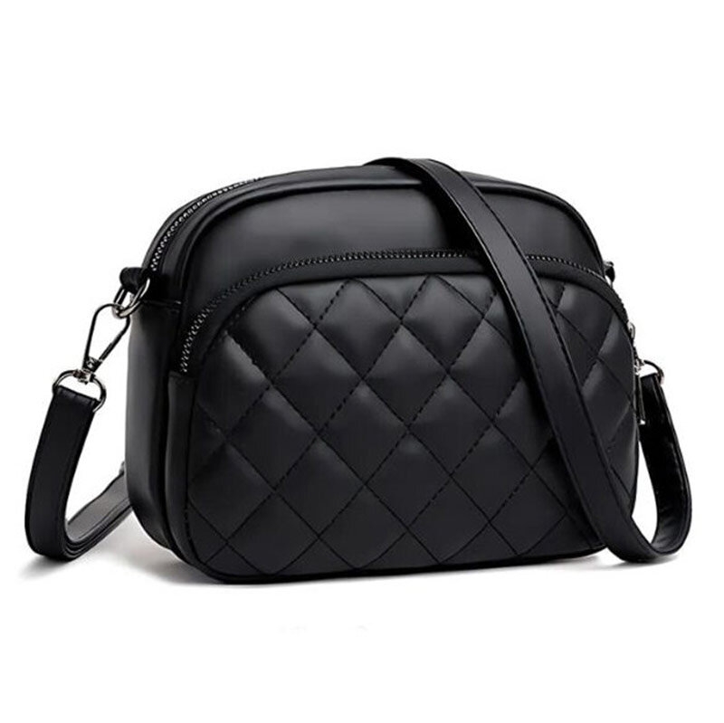 Image of Alessio TOREBKA Damska CROSSBODY PIKOWANA na ramię PASEK QUILTED