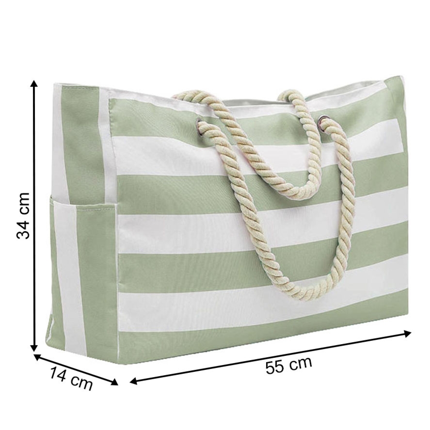 TORBA PLAŻOWA Alessio DUŻA na ZAMEK LATO PIKNIK ZAKUPY SHOPPER XXL