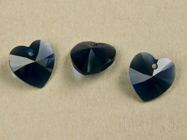 Image of SWAROVSKI DARK INDIGO 6228 6202 14 mm HEART
