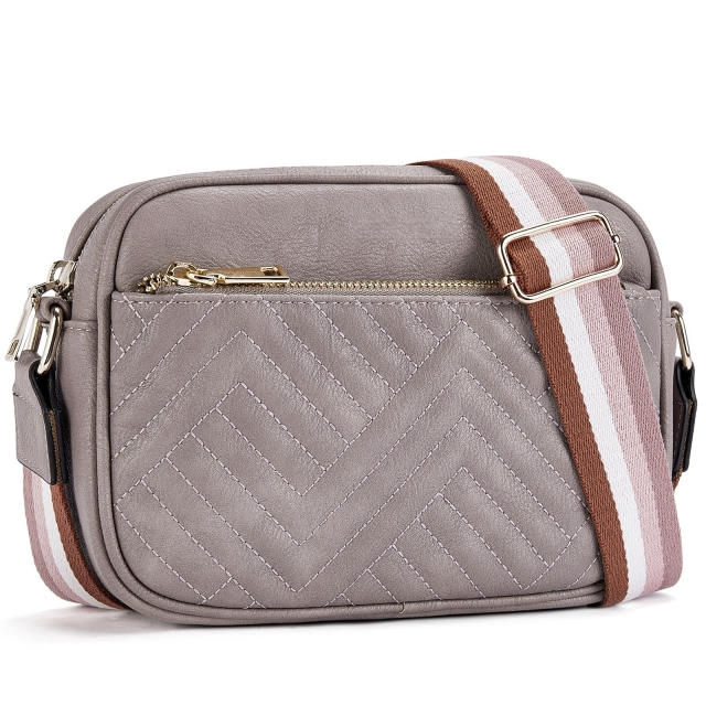 Image of Alessio TOREBKA Damska PIKOWANA CROSSBODY na ramię PASEK QUILTED