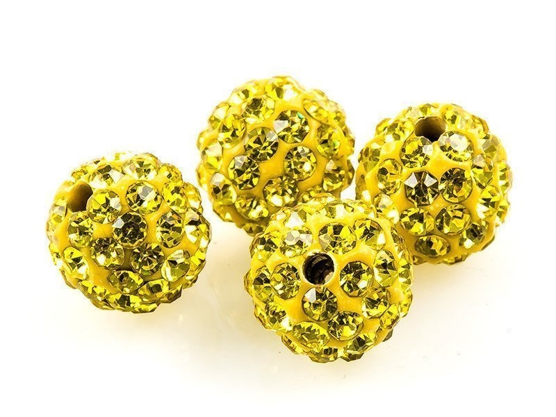 Image of SHAMBALLA KULKA SWAROVSKI LIGHT TOPAZ 226 10mm