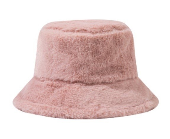 Image of ZIMOWY bucket hat KAPELUSZ na zimę ciepły PLUSZOWY czapka