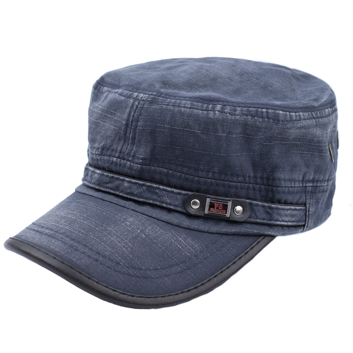 Image of Czapka z daszkiem elegancka PATROLÓWKA jeans męska