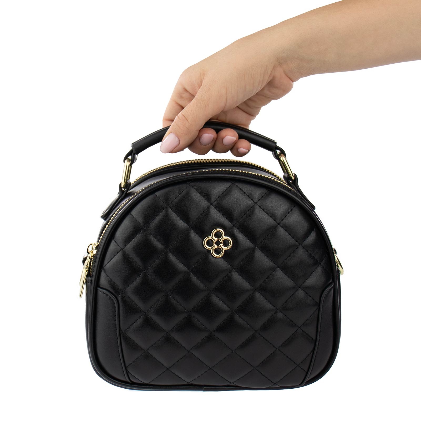 Image of Alessio TOREBKA Damska listonoszka PIKOWANA PASEK QUILTED CROSSBODY