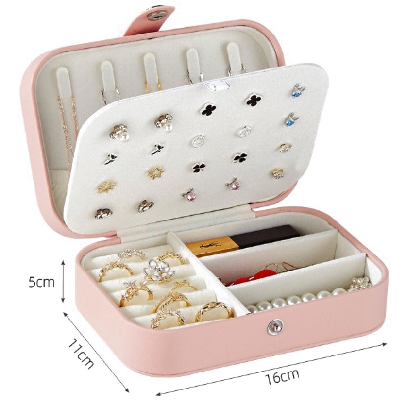 Image of Kuferek na biżuterię SZKATUŁKA organizer mały elegancki