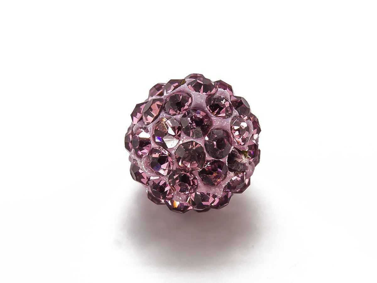 Image of SHAMBALLA KULKA SWAROVSKI LIGHT AMETHYST 212 10mm