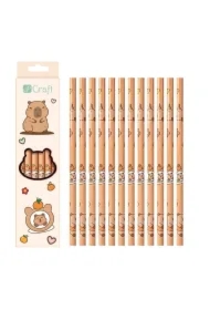 Zestaw ołówków HB Kapibara 12 szt