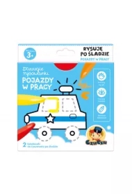 CzuCzu Dłuuugie rysowanki Rysuję po śladzie Pojazdy w pracy 3+