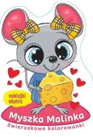 Zwierzakowe kolorowanki. Myszka Malinka