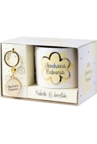 Zestaw Kubek+brelok dla Babci z Ukochana Babunia