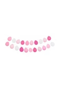 Girlanda balonowa 3w1 różowy