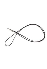 Smycz regulowana skórzana dla psa, brązowy/czarny, XS-S, 12mm/200cm