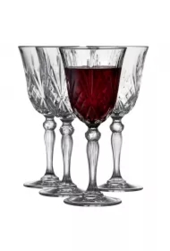 Kieliszki do czerwonego wina ze szkła kryształowego Melodia 916098