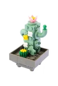  Klocki Mini Kwiaty Kaktus 136el