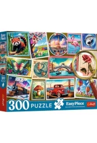 Puzzle 300 el. EasyPiece - Znaczki pocztowe
