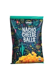 Chipsy kukurydziane kuleczki o smaku serowym