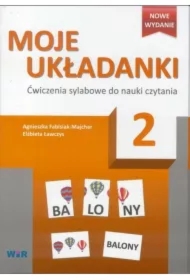 Moje układanki 2 Ćwicz. sylabowe do nauk czytania