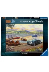 Puzzle 500 el. 2D Przystanek nad jeziorem