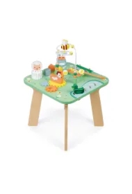 Wielofunkcyjny stolik edukacyjny drewniany Łąka 12 m+