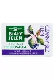 Hipoalergiczny Premium mydło naturalne Czarny Bez & Len