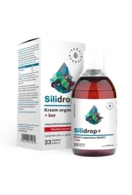 Silidrop+ Krzem organiczny (MMST) + bor Suplement diety w płynie