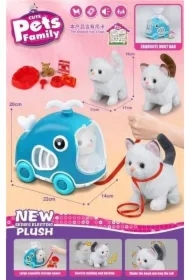 Chodzący kotek z głosem w aucie