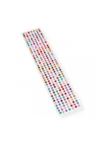 Kryształki samoprzylepne kolorowe 6mm