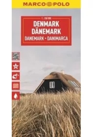 Mapa drogowa Dania 1:350 000