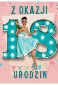 Kartka okolicznościowa Urodziny 18
