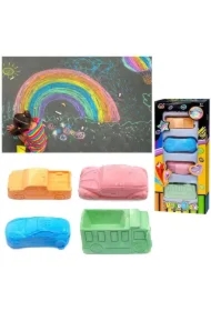 Kreda samochody auta 4 szt