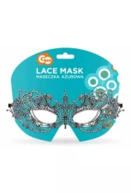 Ozdoba karnawałowa Maska ażurowa srebrny