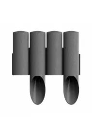 Palisada ogrodowa 4 Standard grafitowa 15,5 cm x 2,3 m