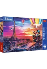 Puzzle 1000 el. Mickey i Minnie w Paryżu