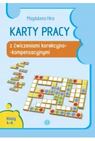 Karty pracy z ćwiczeniami korekcyjno-kompensacyjnymi. Klasy 4-6