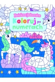 Baśniowe jednorożce. Koloruj po numerach