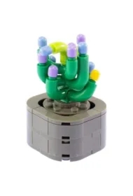  Klocki Mini Kwiaty Sanseweria fioletowa 136el