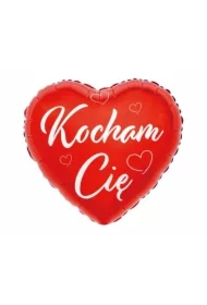 Balon foliowy Kocham Cię Serce czerwony