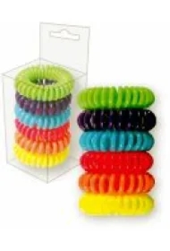 Gumki do włosów sprężynki wire wielokolorowe