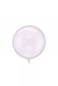Balon Kula transparentny fioletowy 40cm