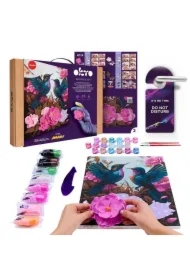 Okto Zestaw do modelowania i malowania 3D Kolibry zakochane 30x40 cm