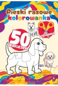 Pieski rasowe. Kolorowanka