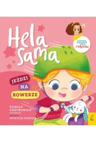 Hela sama jeździ na rowerze