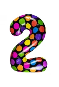 Balon stojący 2 w kropki