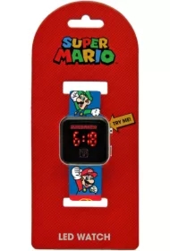 Zegarek LED z kalendarzem Super Mario GSM4236