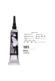 Farba akrylowa konturowa universal silver 20ml