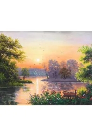 Malowanie po numerach - Pejzaż