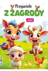 Kolorowanka z naklejkami - Przyjaciele z zagrody