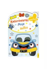 Kolorowanka z wykrojnikiem Moje autko