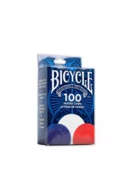 Bicycle, plastikowe żetony pokerowe 100 sztuk, 2 gramy